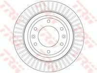 Disc frana HYUNDAI H-1 Starex (H300) caroserie (TQ) (2008 - 2016) TRW DF6350 piesa NOUA