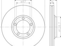 Disc frana HYUNDAI H-1 STAREX HELLA 8DD355116741