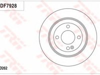 Disc frana HYUNDAI i20 Coupe (2015 - 2016) TRW DF7928