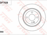 Disc frana HYUNDAI i20 GB TRW DF7928 PieseDeTop