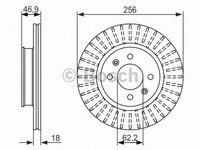 Disc frana HYUNDAI i20 (PB, PBT) - Cod intern: W20326019 - LIVRARE DIN STOC in 24 ore!!!