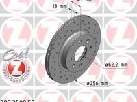 Disc frana HYUNDAI i20 (PB, PBT) - ZIMMERMANN 285.3509.52