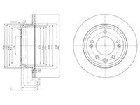 Disc frana HYUNDAI i30 CW FD DELPHI BG4082