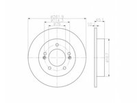 Disc frana Hyundai i30 CW (GD) 2012-2016 #2 0986479052