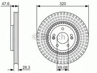 Disc frana HYUNDAI i30 CW (GD) - Cod intern: W20270052 - LIVRARE DIN STOC in 24 ore!!!