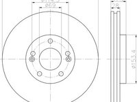 Disc frana HYUNDAI i30 CW (GD) - OEM - QUARO: QD7527 - Cod intern: W02605885 - LIVRARE DIN STOC in 24 ore!!!