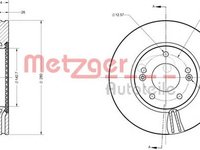 Disc frana HYUNDAI i30 FD METZGER 6110175