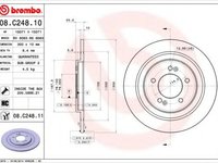 Disc frana HYUNDAI i40 (VF) (2012 - 2016) BREMBO 08.C248.11