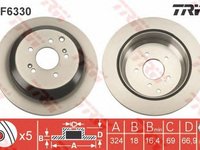 Disc frana HYUNDAI ix55 TRW DF6330