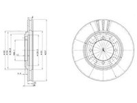 Disc frana HYUNDAI LANTRA II Wagon J-2 DELPHI BG2628