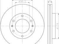 Disc frana HYUNDAI MONTANA bus (TQ) (2008 - 2016) Textar 92203800