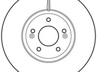 Disc frana HYUNDAI SANTA F I (SM), HYUNDAI SANTA F II (CM), HYUNDAI VERACRUZ - JURID 562778JC