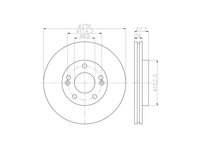 Disc frana Hyundai SANTA FE I (SM) 2000-2006 #2 0986479124