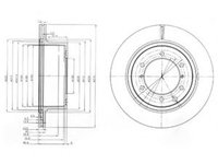 Disc frana HYUNDAI TERRACAN (HP) (2001 - 2006) DELPHI BG4014