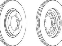 Disc frana HYUNDAI TERRACAN HP FERODO DDF1269