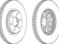 Disc frana HYUNDAI TERRACAN HP FERODO DDF1902