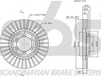 Disc frana HYUNDAI TERRACAN HP sbs 1815203417