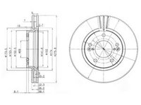 Disc frana HYUNDAI TRAJET FO DELPHI BG3721