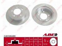 Disc frana HYUNDAI TUCSON (JM) (2004 - 2010) ABE C40508ABE piesa NOUA