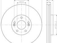 Disc frana HYUNDAI VERACRUZ - TEXTAR 92221700