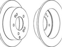 Disc frana HYUNDAI XG (XG) (1998 - 2005) FERODO DDF1447