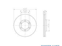 Disc frana Isuzu RODEO (8DH) 2002-2016 #2 09557710