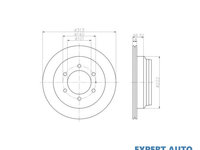 Disc frana Isuzu TROOPER autoturism de teren, deschis 2000-2016 #2 09737710