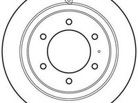 Disc frana ISUZU TROOPER autoturism de teren deschis JURID 562665JC