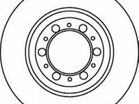 Disc frana ISUZU TROOPER autoturism de teren deschis UB JURID 562063J