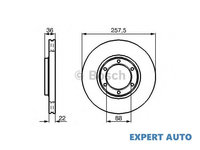 Disc frana Isuzu TROOPER autoturism de teren, deschis (UBS) 1983-1991 #2 09557710