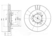 Disc frana ISUZU TROOPER DELPHI BG3378