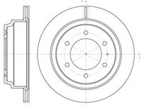 Disc frana ISUZU TROOPER deschis (2000 - 2016) REMSA 6515.10 piesa NOUA