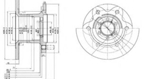 Disc frana IVECO DAILY I caroserie inchisa/co