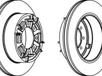 Disc frana IVECO DAILY I caroserie inchisa/combi, IVECO DAILY I platou / sasiu, IVECO DAILY III caroserie inchisa/combi - FERODO FCR140A