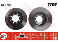 Disc frana Iveco DAILY I platou / sasiu 1978-1999 #3 02666200A