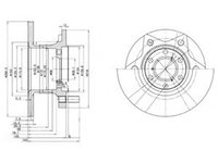 Disc frana IVECO DAILY I platou / sasiu (1978 - 1999) DELPHI BG302