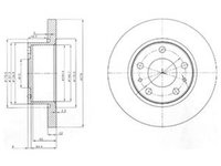 Disc frana IVECO DAILY II autobasculanta DELPHI BG3752