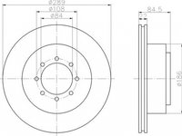 Disc frana IVECO DAILY II autobasculanta TEXTAR 93089600