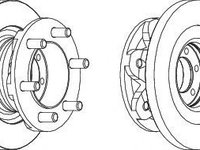 Disc frana IVECO DAILY II platou / sasiu (1989 - 1999) FERODO FCR139A