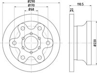 Disc frana IVECO DAILY III bus - OEM - MEYLE ORIGINAL GERMANY: 2155210009|215 521 0009 - W02335605 - LIVRARE DIN STOC in 24 ore!!!