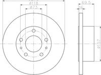 Disc frana IVECO DAILY III bus - OEM - MEYLE ORIGINAL GERMANY: 2155230030|215 523 0030 - W02121665 - LIVRARE DIN STOC in 24 ore!!!