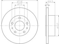 Disc frana IVECO DAILY III bus TEXTAR 93104800