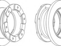 Disc frana IVECO DAILY III caroserie inchisa/combi, IVECO DAILY III platou / sasiu - FERODO FCR236A