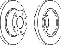 Disc frana IVECO DAILY III caroserie inchisa/combi, IVECO DAILY III platou / sasiu - FERODO FCR194A