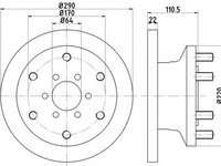 Disc frana IVECO DAILY III caroserie inchisa combi TEXTAR 93175400