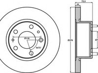 Disc frana IVECO DAILY III caroserie inchisa/combi, IVECO DAILY III platou / sasiu - JURID 569104J