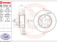 Disc frana IVECO DAILY III platou / sasiu (1999 - 2006) BREMBO 08.7219.10