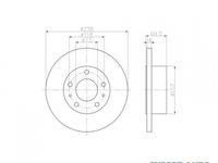 Disc frana Iveco DAILY III platou / sasiu 1999-2006 #2 08730020