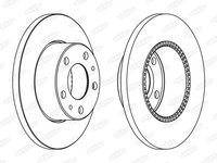 Disc frana IVECO DAILY III platou sasiu BERAL BCR196A