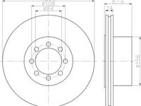 Disc frana IVECO DAILY IV autobasculanta (2006 - 2011) TEXTAR 92171700